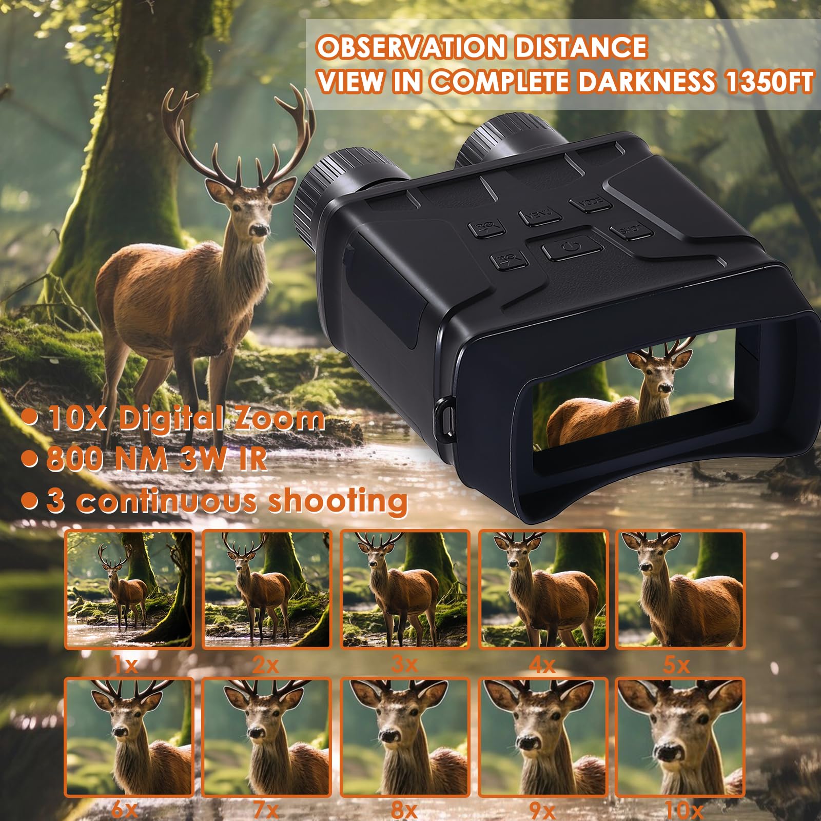 EMUQUD N002 lightweight design suited for hiking and camping.