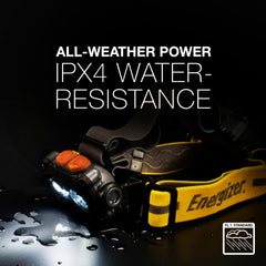 Energizer Hardcase Headlamp pivoting head directs beam precisely