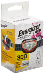 Energizer HDBIN32E headlamp beam red demonstrating 40m reach for tasks