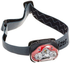 Energizer HDBIN32E headlamp side view in red for portable indoor use