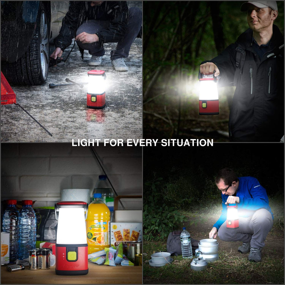 Energizer 360 Pro lantern glow button for easy mode switching