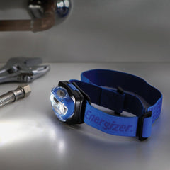 Energizer Vision Headlamp pivot angle, directing light for trails and activities.