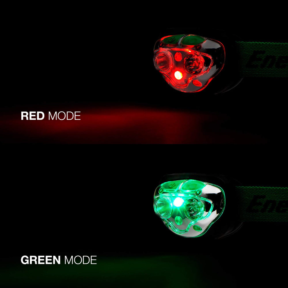 Energizer Vision headlamp water-resistant design for rugged outdoor use