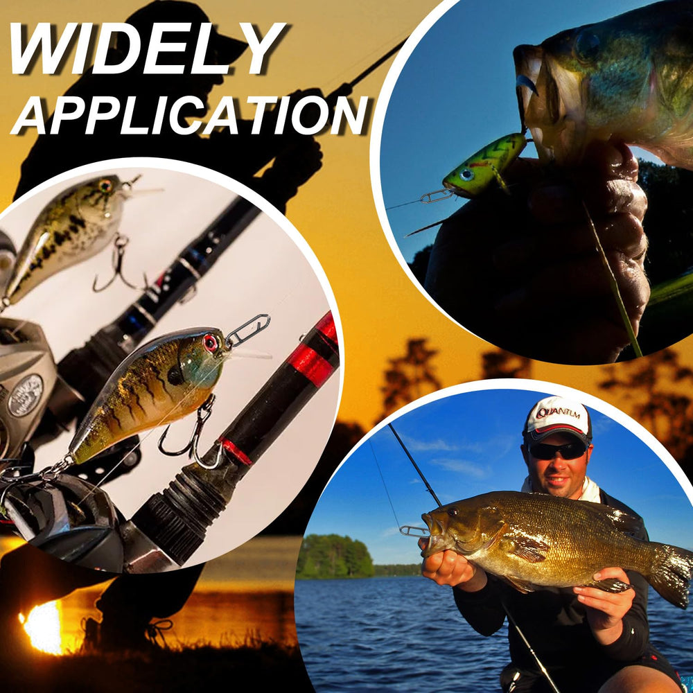 Usage of ENERHIKE speed clips for freshwater and saltwater fishing