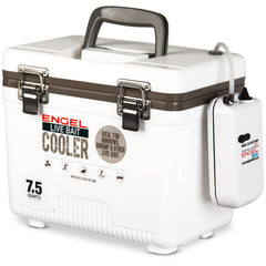 2-speed aerator pump provides adjustable oxygenation for live bait.