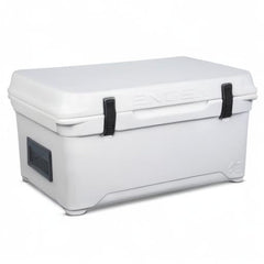 Engel 45 Cooler portable design enables easy transport and seating.
