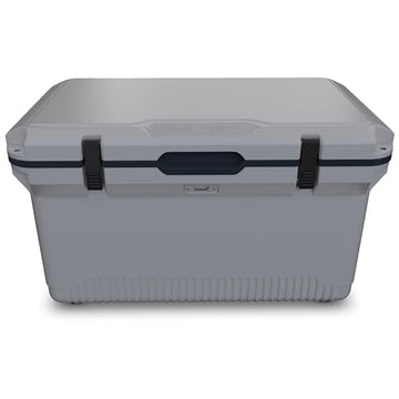 ENGEL 60QT cooler lid-open shot shows quick beverage access for outdoor use.
