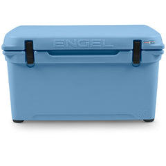 Engel 65-rotomolded cooler with rugged ice retention for camping and fishing.