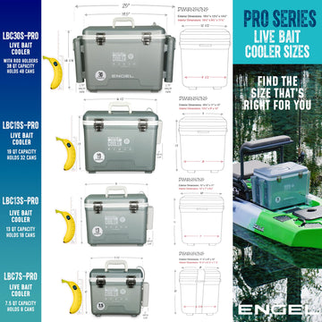 ENGEL AP3 rechargeable aerator with USB-C power keeps live bait thriving