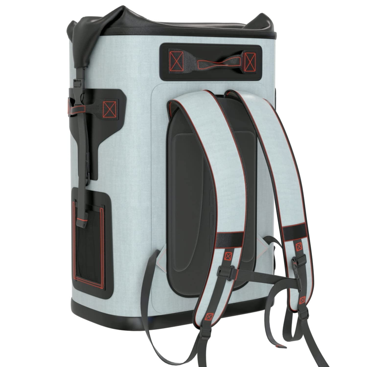 Engel BP25-Orange foam-padded back enhances comfort on long days.