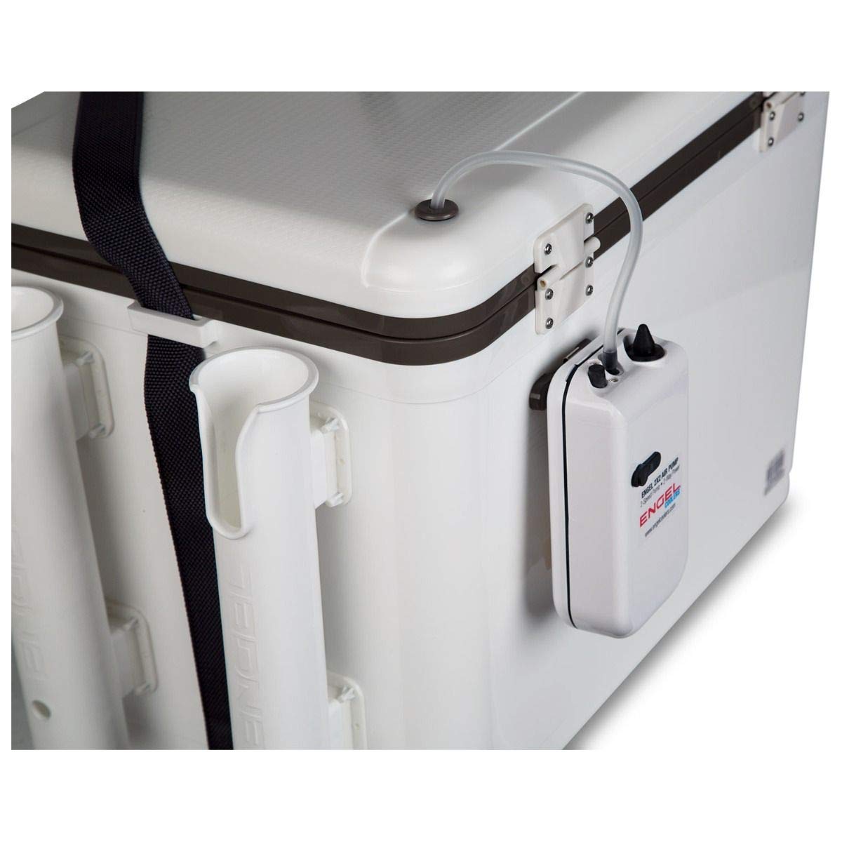 Engel carry handles with integrated shoulder strap for versatile transport
