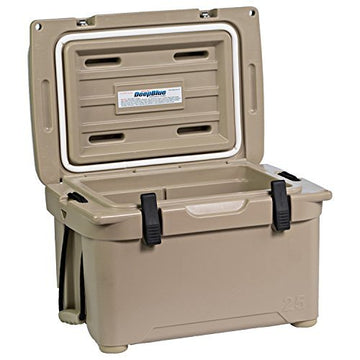 ENGEL ENG25 cooler in bear-country setting—bear-resistant certification noted