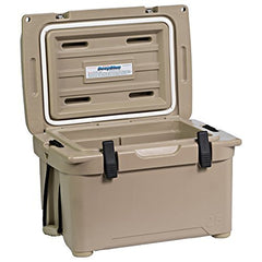 ENGEL ENG25 cooler in bear-country setting—bear-resistant certification noted