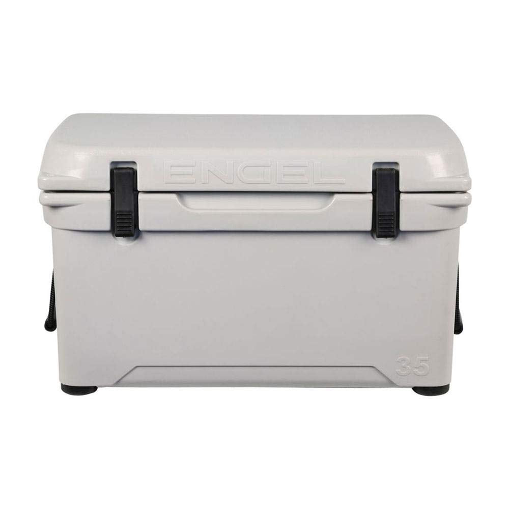 Slim 35-quart Engel ENG35 profile fits cars, boats, and tight spaces.