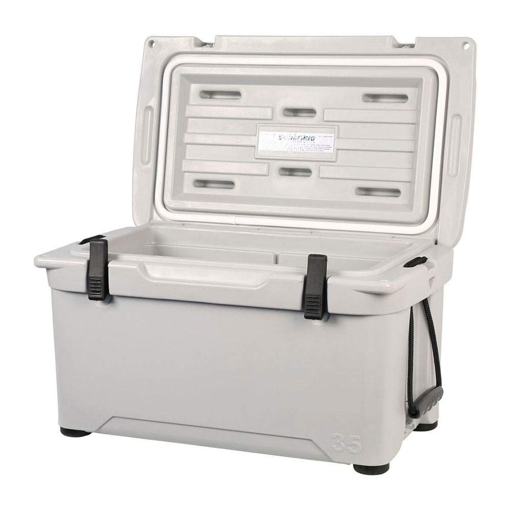 Versatile Engel ENG35 for fishing, camping, and backyard gatherings.