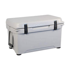 Compact Engel ENG35 cooler with ergonomic handles for easy transport.