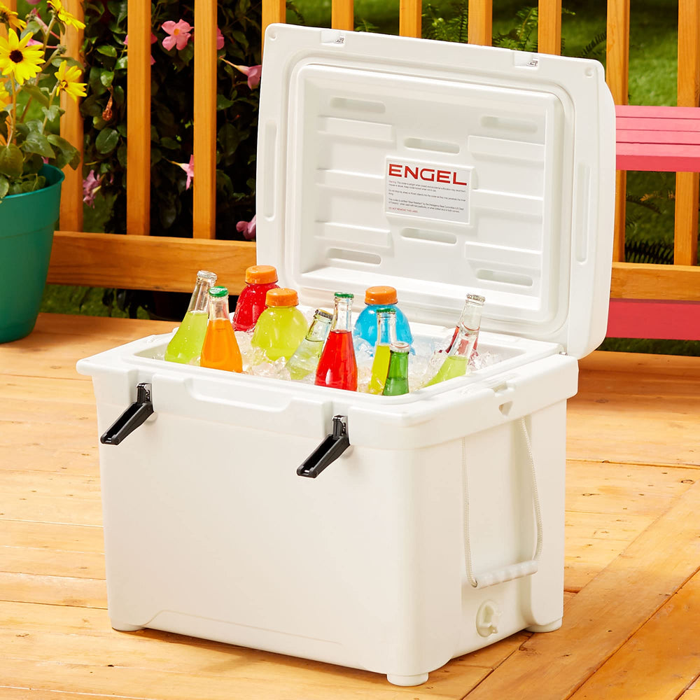 Engel ENG50 cooler ideal for backyard barbecues and outdoor gatherings.