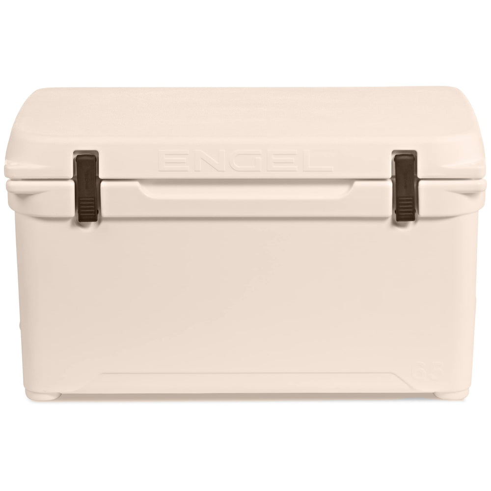 Engel ENG65 cooler packed with ice, illustrating long ice retention for multi-day trips