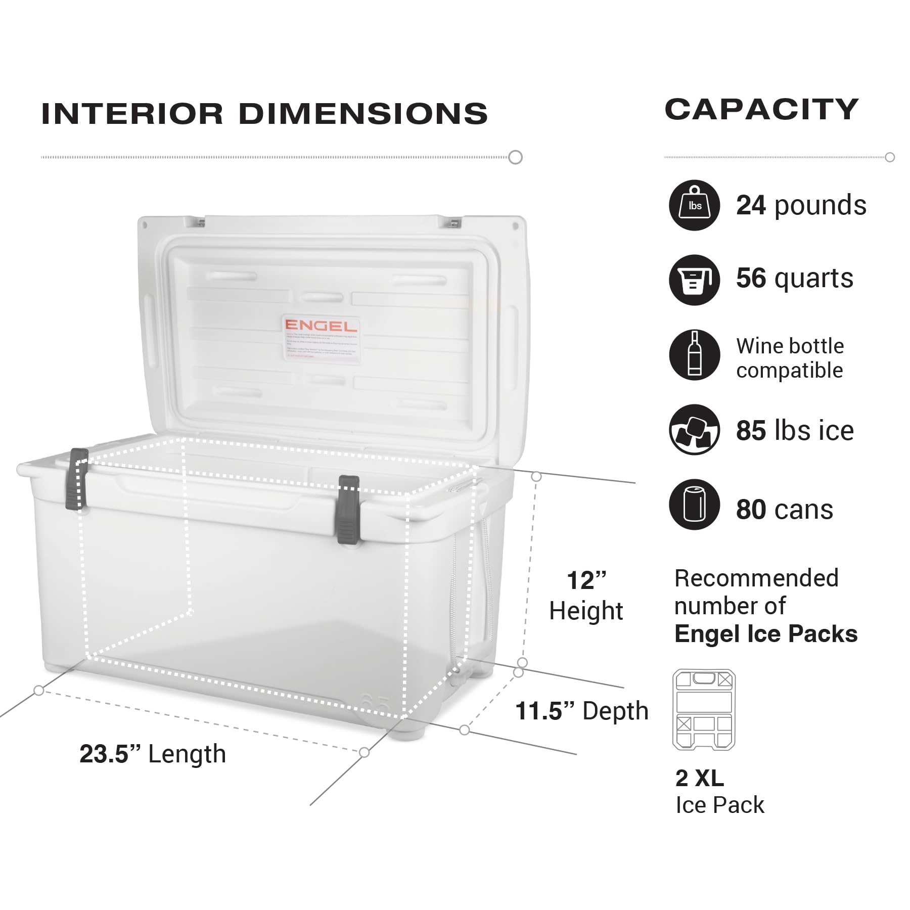 Engel ENG65 rotomolded construction highlights rugged durability