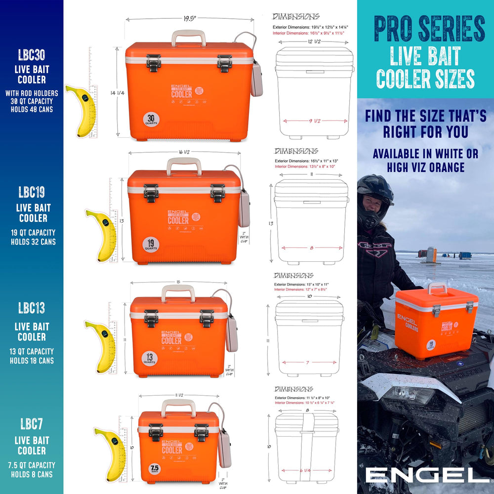 ENGEL ENGLBC30-N pull-net bait access enables fast bait retrieval.