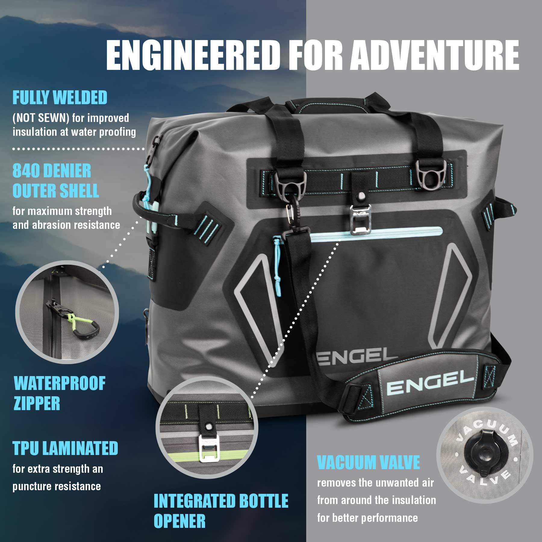 Engel HD20 uses sustainable materials for eco-conscious outdoor lovers.