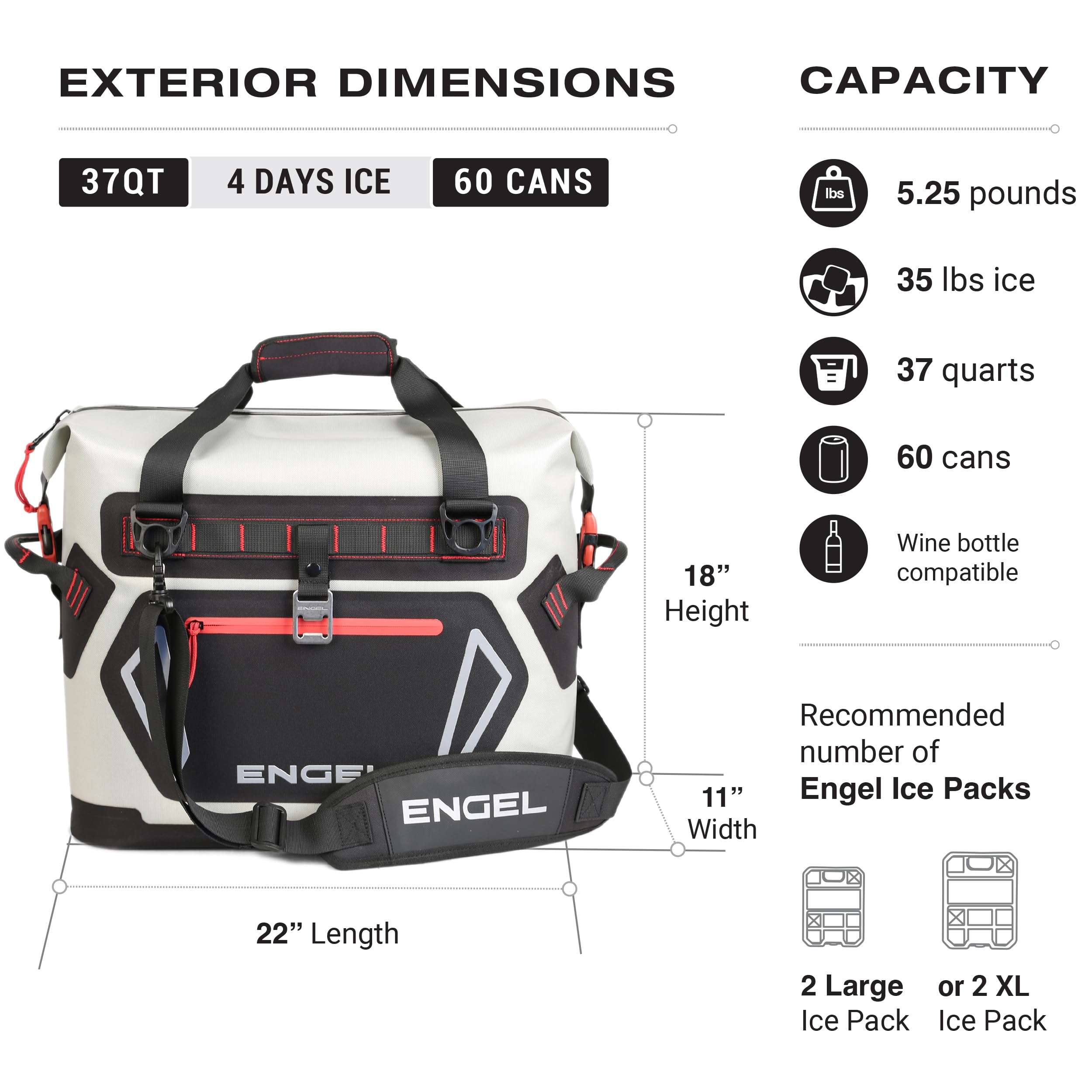 ENGEL HD30 leak-proof seams prevent spills during lakeside trips.