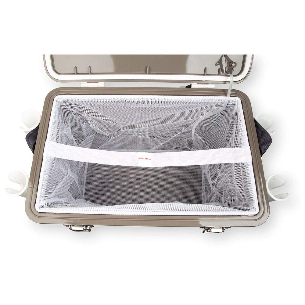 Engel insulated bait cooler shell preserves bait temperature