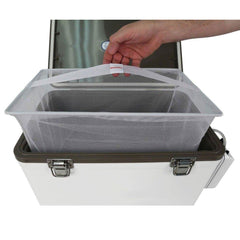 ENGEL Minnow Net removable, hangs on cooler lip for easy access