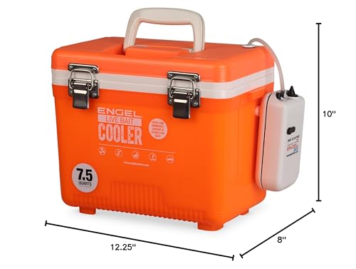 ENGEL orange high-visibility design helps locate gear easily