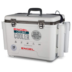 Engel pullout net for live bait enabling quick access and cleaner handling