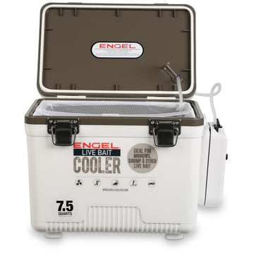 Rugged construction with stainless latches for years of use.