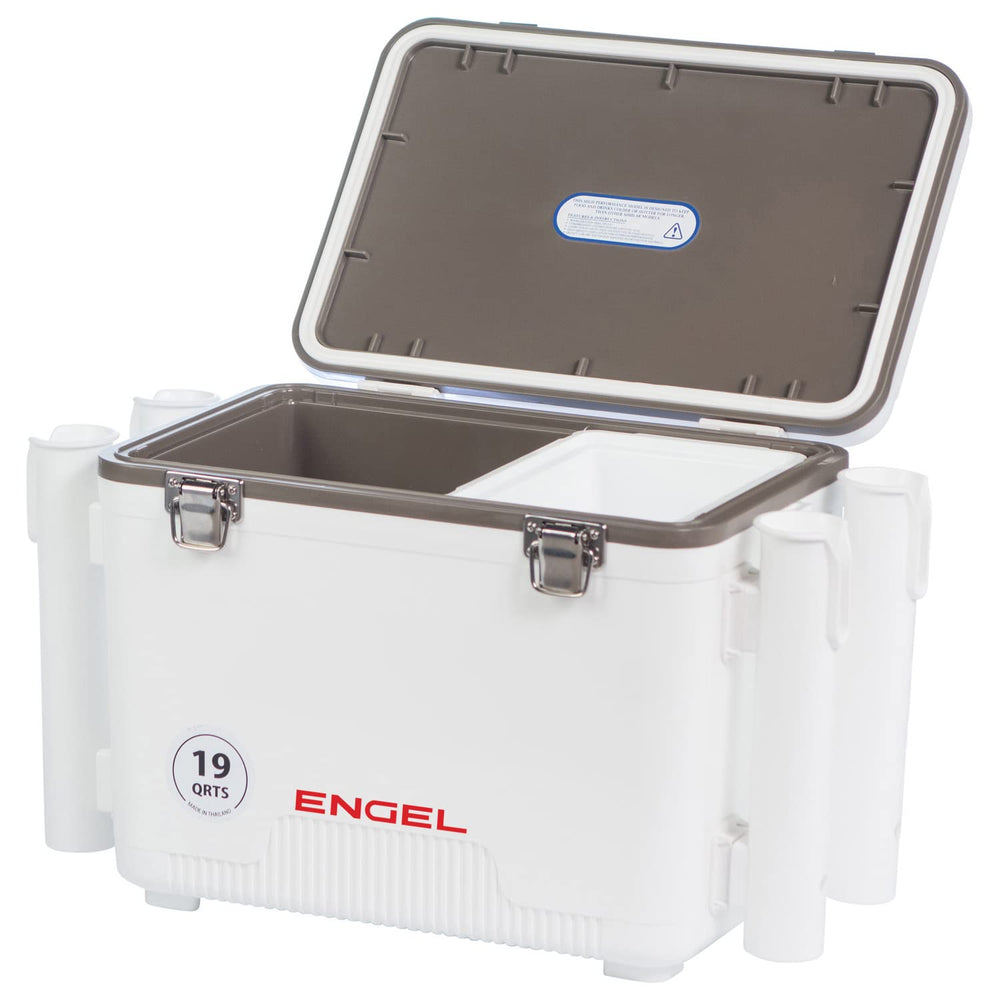 ENGEL UC19 insulation keeping contents cold for long trips and job sites.