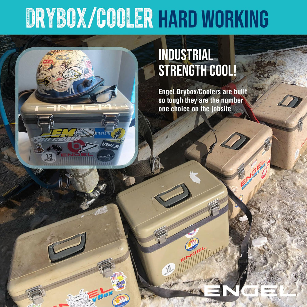 ENGEL UC19 removable-tray-storage shows easy access to sandwiches and small items.