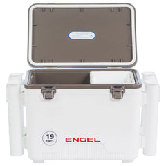 ENGEL UC19 drybox side view highlighting rugged exterior built to last.
