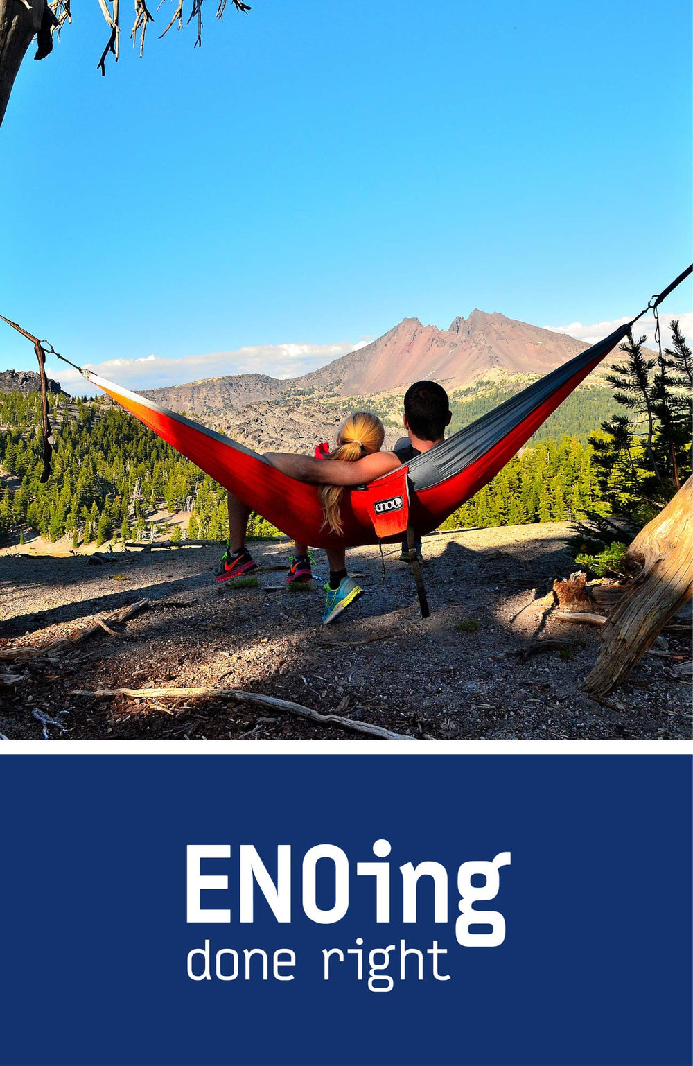 ENO DoubleNest lightweight design at 19 ounces for backpack trips.