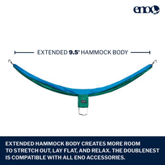 ENO DoubleNest supports up to 400 lb for versatile outdoor use