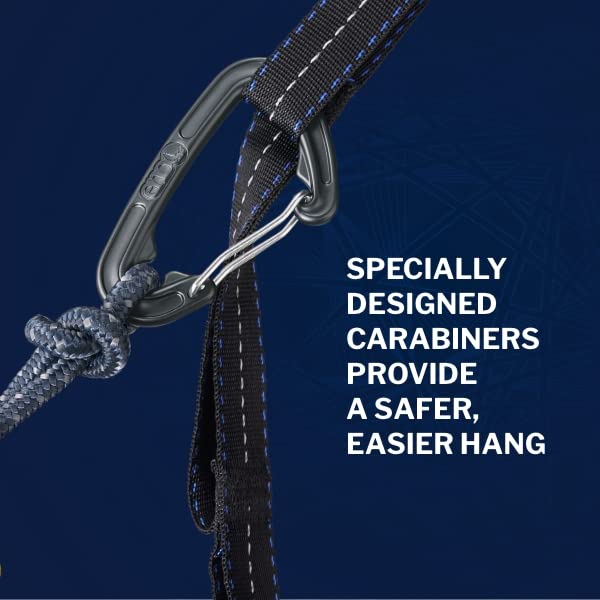 ENO DoubleNest supports up to 400 pounds for versatile two-person use.