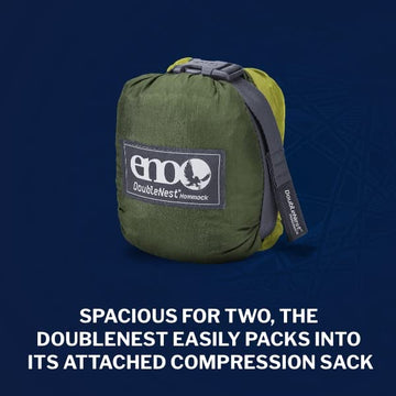 ENO DoubleNest fabric displays breathable nylon texture for rapid drying and comfort.