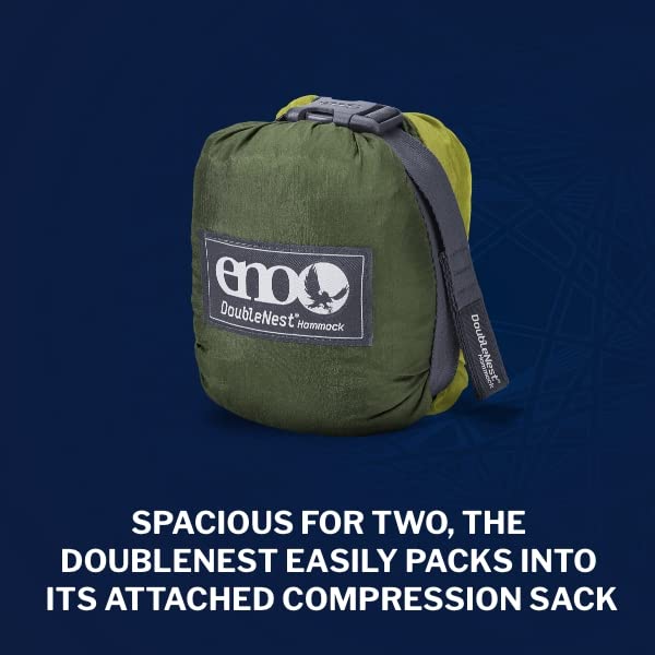 ENO DoubleNest fabric displays breathable nylon texture for rapid drying and comfort.
