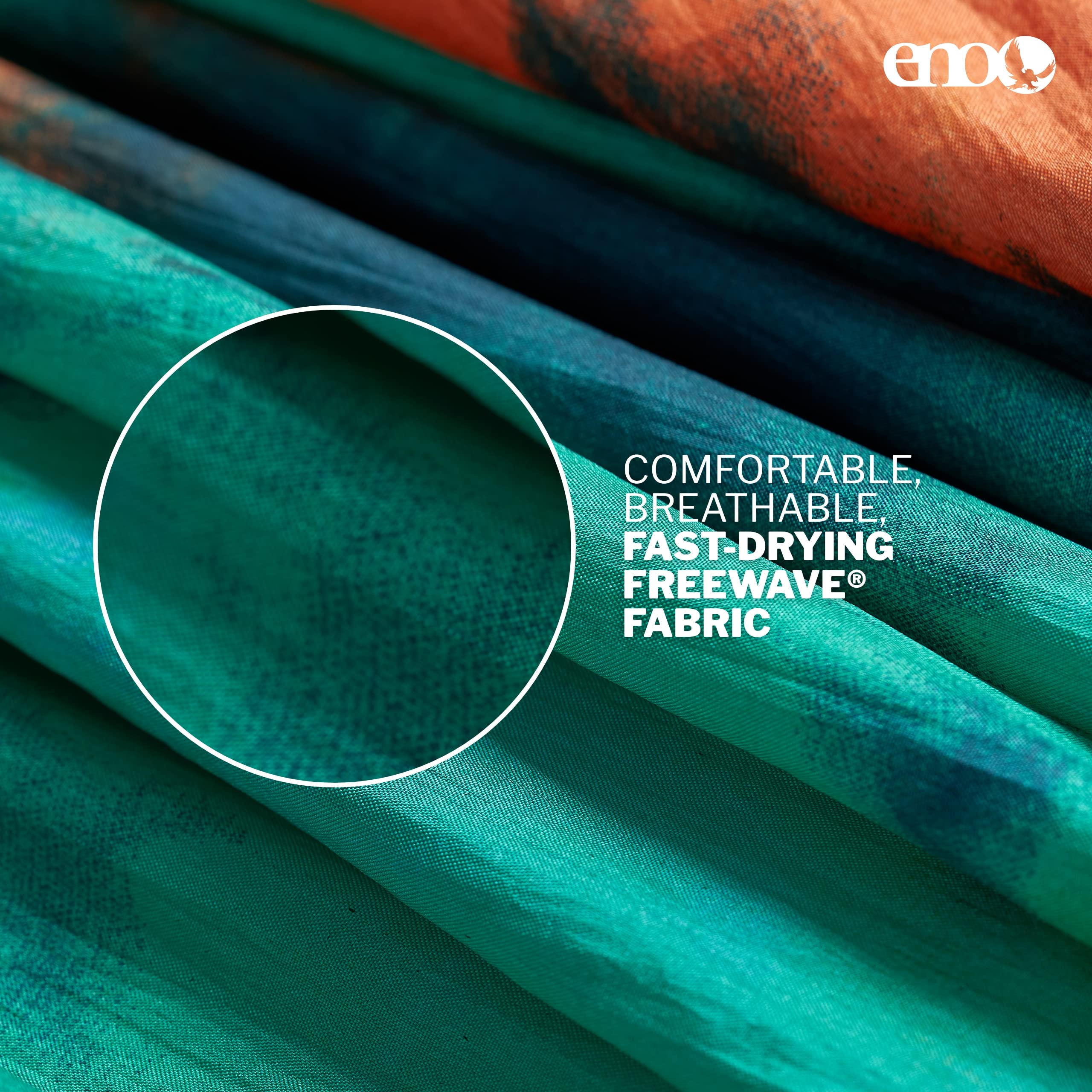 ENO DoubleNest triple-stitched-seam reinforcing durability for rugged setups