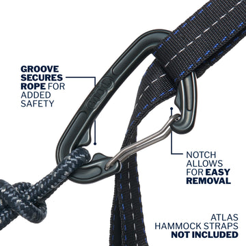 ENO DoubleNest triple-stitched seams for durable outdoor performance