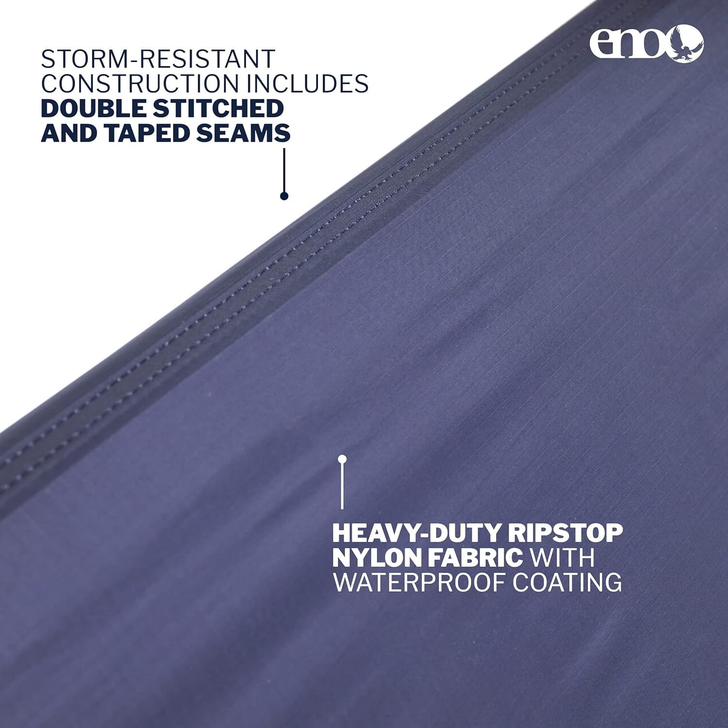 ENO DryFly Rain Tarp built-in stuff sack simplifies packing and quick setup