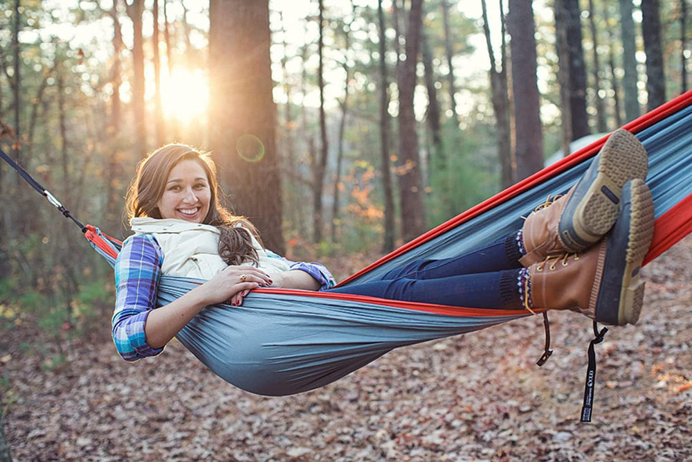 ENO Singlenest Hammock beach and festival use for relaxed travel.