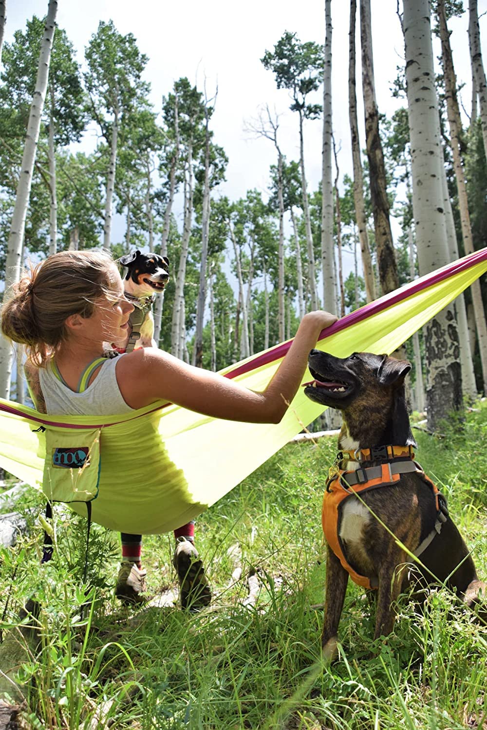 ENO Singlenest Hammock quick setup ideal for spontaneous breaks.