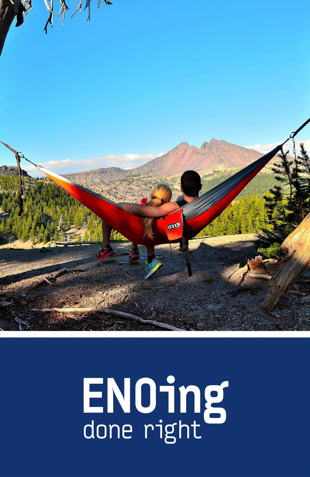 ENO SingleNest unfolded dimensions 9'4-inches by 4'7-inches for lounging outdoors.