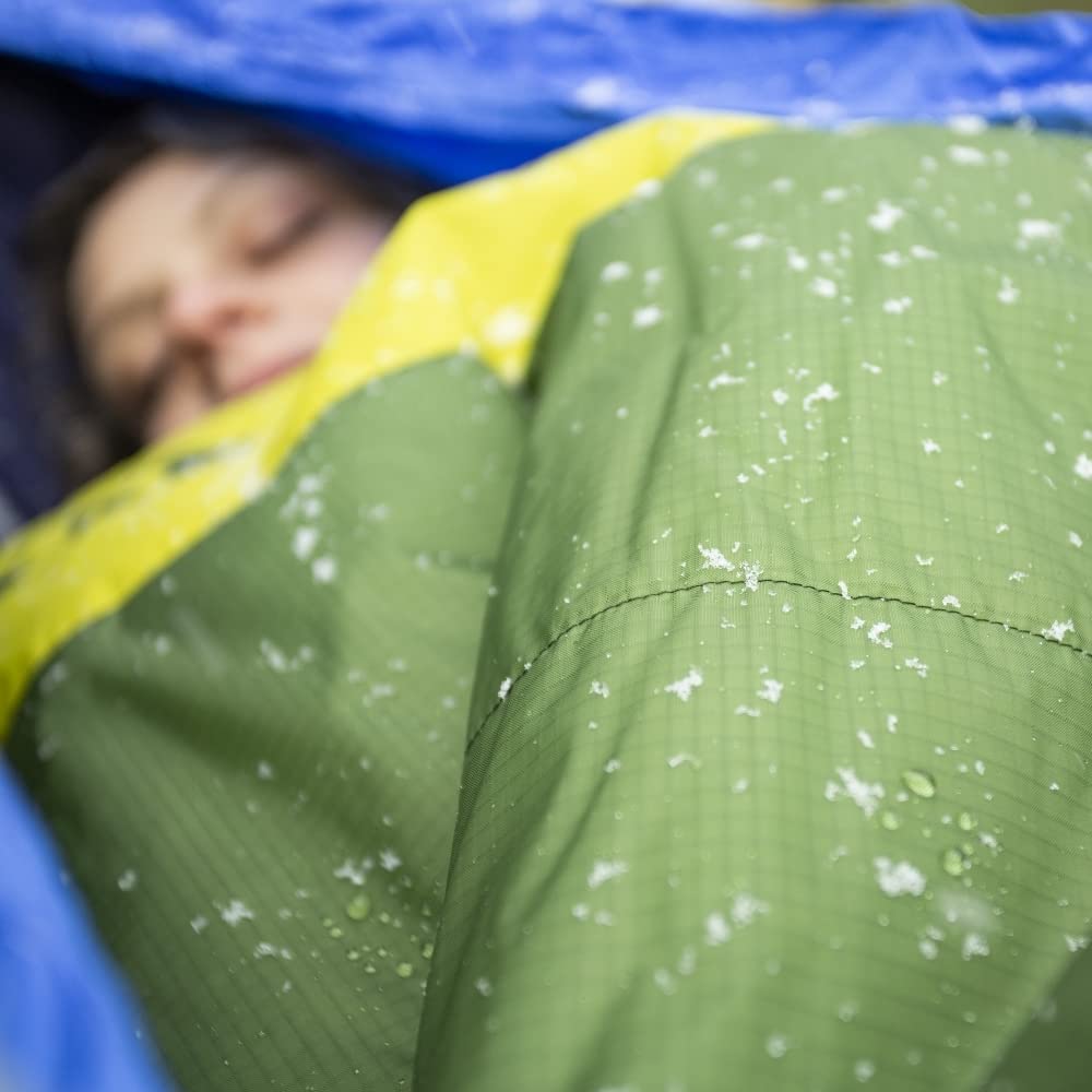 ENO Spark Camp Quilt measures 6'6" x 4'5" when laid flat.