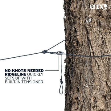 ENO Talon Hammock Organizer includes stuff sack for compact packing