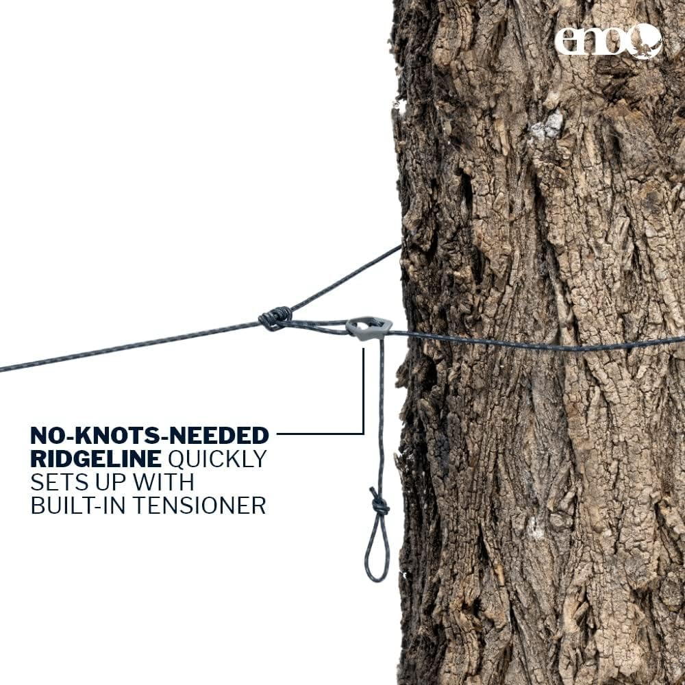 ENO Talon Hammock Organizer includes stuff sack for compact packing