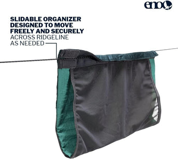 ENO Talon Hammock Organizer tensioner setup saves knots and time