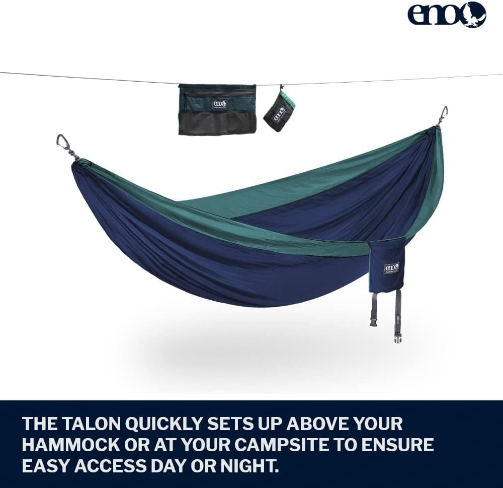 ENO Talon Hammock Organizer water bottle pocket for easy hydration